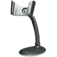 Manhattan Handheld Barcode Scanner Stand, Gooseneck with base, suitable for table mount or wall mountable, Black, Lifetime Warranty, Box - 4.13" (105 mm) Height x 10.24" (260 mm) Width x 5.51" (140 mm) Depth - Plastic, Metal - Black - Adjustable, Scratch Resistant, Flexible Gooseneck