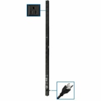 Tripp Lite by Eaton PDUV15-48 16-Outlets PDU - Basic - NEMA 5-15P - 16 x NEMA 5-15R - 120 V AC - Overload Protection, Accidental Power Shutdown - 15 ft (4.57 m) Cord Length - 0U - Vertical