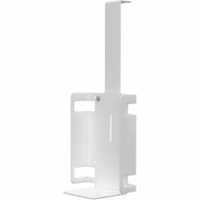 CTA Digital Universal Metal Sanitizer Bottle Holder For ADD-PARAFS2 (White) - 1.60" (40.64 mm) Height x 2.20" (55.88 mm) Width x 4.30" (109.22 mm) Depth - Metal - White - Floor Standing, Flexible, Compact, Simple Installation - 1