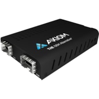 Axiom Mini 1Gbs SFP to SFP (OEO) Optical Mode Media Converter - Multi-mode, Single-mode - 0.06 mil (0 mm) Fiber - Gigabit Ethernet - 100/1000Base-X - 2 x Expansion Slots - SFP - 2 x SFP Slots - DC