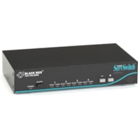 Black Box ServSwitch Ultra Mini Chassis, 2-Port - 2 Computer(s) - 1 Local User(s) - 1600 x 1024 - Rack-mountable