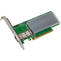 Intel Ethernet Network Adapter E810-CQDA1 - PCI Express 4.0 x16 - 100 Gbit/s Data Transfer Rate - Intel E810-CAM1 - 1 Port(s) - Optical Fiber - Full Height/Low-profile Bracket Height - Bulk - 100GBase-CR4, 100GBase-CR2 - Plug-in Card