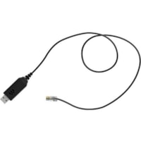 EPOS Cisco Electronic Hook Switch Cable CEHS-CI 02 - RJ-45/USB Phone Cable for Phone, Headset, IP Phone, Electronic Hook Switch - First End: 1 x USB Type A - Male - Second End: 1 x RJ-45 Network - Male