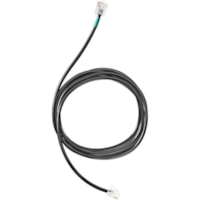 Câble téléphonique CEHS-DHSG 4.6 pi EPOS - 4.6 pi Câble téléphonique pour Téléphone, Casque, Commutateur électronique de décrochage