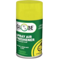 Globe Air-Pro Metered Spray Refill 180gr - Citrus - Spray - 44883.12 gal (169901079.6 mL) - 6.35 fl oz (187.791913 mL) - Citrus - Odor Neutralizer - 12 Pack