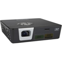 AAXA Technologies HP-P6X-01 DLP Projector - 16:9 - Black, Gray - 1280 x 800 - Front - 30000 Hour Normal Mode - WXGA - 2,000:1 - 1000 lm - HDMI - USB