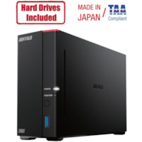 BUFFALO LinkStation 710 1-Bay 2TB Personal Cloud NAS Storage Hard Drives Included - Hexa-core (6 Core) 1.30 GHz - 1 x HDD Supported - 1 x HDD Installed - 2 TB Installed HDD Capacity - 2 GB RAM - Serial ATA/600 Controller - 1 x Total Bays - 2.5 Gigabit Ethernet - 3 USB Port(s) - 1 USB 2.0 Port(s) - N