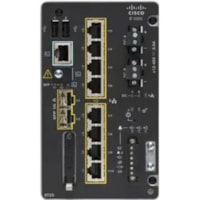 Cisco Catalyst IE-3300-8T2S Rugged Switch - 8 Ports - Manageable - Gigabit Ethernet - 10/100/1000Base-T, 1000Base-X - Refurbished - 3 Layer Supported - Modular - 2 SFP Slots - Twisted Pair, Optical Fiber - DIN Rail Mountable