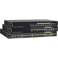 Cisco SG350XG-24T 24-Port 10GBase-T Stackable Managed Switch - 24 Ports - Manageable - 10 Gigabit Ethernet - 10GBase-T - Refurbished - 3 Layer Supported - Modular - 71.80 W Power Consumption - Twisted Pair - 1U - Rack-mountable, Desktop