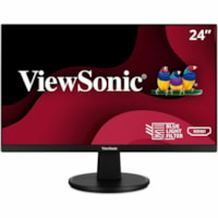 ViewSonic - Moniteur LED Value VA2447-MH 24 po Classe Full HD - 16:9 - Noir - 23,8 po Visible - Alignement vertical multi-domaines (MVA) - LED Rétroéclairage - 1920 x 1080 - 16,7 Millions de Couleurs - Adaptive Sync - 250 cd/m² - 5 ms - 100 Hz Fréquence de rafraîchissement 