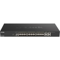 D-Link DXS-1210-28S Ethernet Switch - 4 Ports - Manageable - 3 Layer Supported - Modular - 85.70 W Power Consumption - Optical Fiber, Twisted Pair - Desktop - Lifetime Limited Warranty