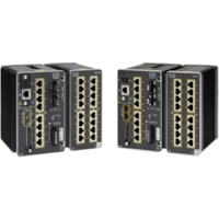 Commutateur Ethernet Catalyst IE3300 IE-3300-8U2X 8 Ports Gérable Cisco - 8 Ports - Gérable - 3 Couche supportée - Modulaire - 42 W Consommation d'énergie - 480 W Budget PoE - Paire torsadée, Fibre Optique - PoE Ports - Montage sur rail DIN