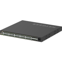 Netgear M4250-40G8XF-PoE+ AV Line Managed Switch - 40 Ports - Manageable - 3 Layer Supported - Modular - 89.20 W Power Consumption - 960 W PoE Budget - Optical Fiber, Twisted Pair - PoE Ports - 1U - Rack-mountable, Table Top - Lifetime Limited Warranty