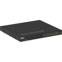 Commutateur Ethernet AV Line M4250 M4250-26G4F-PoE++ 24 Ports Gérable Netgear - 24 Ports - Gérable - 3 Couche supportée - Modulaire - 4 Emplacements SFP - 48,80 W Consommation d'énergie - 1,44 kW Budget PoE - Fibre Optique, Paire torsadée - PoE Ports - 1U - Montabl