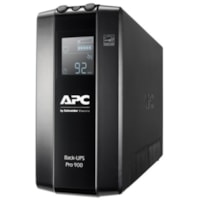 APC by Schneider Electric Back-UPS Pro BR900MI 900VA Tower UPS - Tower - AVR - 12 Hour Recharge - 2.50 Minute Stand-by - 230 V AC Output - Stepped Approximated Sine Wave