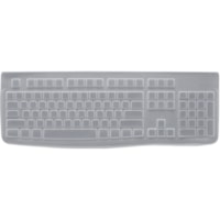 Housse de protection Logitech - Supports Clavier - Étanche aux liquides, Anti-poussière, Résistant aux dommages - silicone - Transparent