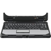 Clavier - Exclusif Interface - Pavé tactile - Anglais (USA) - Noir, Argenté Panasonic - Exclusif Interface - 87 Touche(s) - Anglais (USA) - Portable, Tablette, Station d'accueil - Pavé tactile - PC - Noir, Argenté