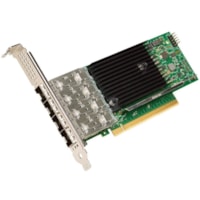 Carte Ethernet 25 gigabits 800 E810-XXVDA4 pour Server - 25GBase-CR, 25GBase-SR, 25GBase-LR - SFP28 - Carte Enfichable Intel - PCI Express 4.0 x16 - 25 Go/s Taux de transfert des données - Intel E810-CAM1 - 4 Port(s) - Fibre Optique - Plaine hauteur/Profile bas Hauteur du support - 25GBase-CR