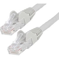 StarTech.com 2m CAT6 Ethernet Cable, LSZH (Low Smoke Zero Halogen), 10 GbE Snagless 100W PoE UTP RJ45 Grey CAT 6 Network Patch Cord, ETL - 2m Grey LSZH CAT6 Ethernet Cable - 10GbE Multi Gigabit 1/2.5/5Gbps/10Gbps to 55m - 100W PoE++ - ANSI/TIA-568-2.D Category 6 - 24 AWG stranded 100% copper wire - 