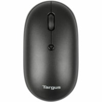 Targus Compact Multi-Device Antimicrobial Wireless Mouse - Wireless - Bluetooth/Radio Frequency - 2.40 GHz - Black - 3 Button(s) - Symmetrical