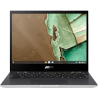 Chromebook 2 en 1 Chromebook Flip CM3 CM3200FVA-DS42T 12po Écran tactile Convertible - (ARM Cortex A73 + Cortex A53) - 4 Go - 32 Go Mémoire Flash - Argenté Asus - MediaTek MT8183 Morceau - 1366 x 912 - ChromeOS - ARM Mali-G72 MP3 - 16 Autonomie de batterie