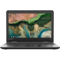 Lenovo 300e Chromebook 2nd Gen 82CE001MCF 11.6" Touchscreen Chromebook - HD - AMD A-Series A4-9120C - 4 GB - 32 GB Flash Memory - French Keyboard - Black - AMD Chip - 1366 x 768 - ChromeOS - AMD Radeon R4 - In-plane Switching (IPS) Technology - Front Camera/Webcam - 10 Hours Battery Run Time - IEEE 