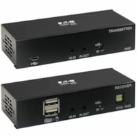 Tripp Lite by Eaton B127A-1A1-BDBD KVM Extender - 2 Computer(s) - 1 Local User(s) - 2 Remote User(s) - 230 ft (70104 mm) Range - 4K - 3840 x 2160 Maximum Video Resolution - 2 x Network (RJ-45) - 3 x USB - 1 x HDMI - DisplayPort - 120 V AC, 240 V AC Input Voltage - Wall Mountable, Rack-mountable 