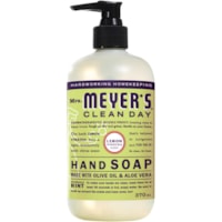 Savon liquide Mrs. Meyer's - 12,51 oz liq (370 mL) - Détacheur de saletés, Nettoie la crasse - Mains - Hydratant - Rechargeable, Ne sèche pas, Sans cruauté