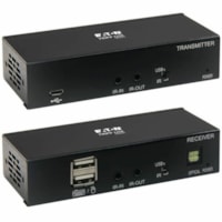 Tripp Lite by Eaton KVM Extender - 2 Computer(s) - 230 ft (70104 mm) Range - 4K - 3840 x 2160 Maximum Video Resolution - 2 x Network (RJ-45) - 5 x USB - 2 x HDMI - 120 V AC, 240 V AC Input Voltage - Wall Mountable 