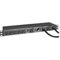 Tripp Lite by Eaton PDUB201U 6-Outlets PDU - Manual Bypass - NEMA 5-20P - 6 x NEMA 5-20R - 120 V AC - 1U - Horizontal - Wall-mountable, Rack-mountable - Hot-swappable