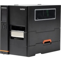 Brother TJ-4522TN Industrial Direct Thermal/Thermal Transfer Printer - Monochrome - Label Print - USB - Serial - Display Screen - Rewinder - 37.50 ft (11430 mm) Print Length x 4.09" Print Width - 12 in/s (304.8 mm/s) Mono - 300 dpi - 4.49" (114 mm) Label Width