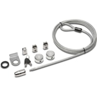 Kensington Mac Pro and Pro Display XDR Locking Kit - 7.9 ft (2.40 m) Cable - Keyed Lock - Silver - Carbon Steel, Plastic - For Notebook, LCD Monitor 