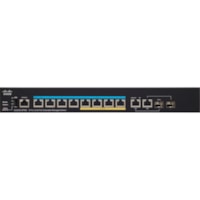 Cisco SG350X-8PMD 8-Port 2.5G PoE Stackable Managed Switch - 8 Ports - Manageable - Refurbished - 3 Layer Supported - Modular - 312.40 W Power Consumption - 240 W PoE Budget - Twisted Pair, Optical Fiber - PoE Ports - Rack-mountable - Lifetime Limited Warranty