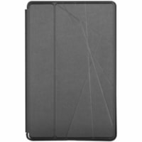 Targus Click-In THZ887GL Carrying Case (Folio) for 10.4" (264.16 mm) Samsung Galaxy Tab A7 Tablet - Black/Charcoal - Bacterial Resistant, Drop Resistant, Wear Resistant, Bump Resistant - Elastic, Polyurethane, Linen Body - 10.04" (255.02 mm) Height x 6.54" (166.12 mm) Width x 0.79" (20.07 mm) Depth