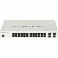 Commutateur Ethernet FortiSwitch 200 FS-224E-PoE 24 Ports Gérable - Gigabit Ethernet - 1000Base-X, 10/100/1000Base-T Fortinet - 24 Ports - Gérable - Gigabit Ethernet - 1000Base-X, 10/100/1000Base-T - 3 Couche supportée - Modulaire - 4 Emplacements SFP - 223,57 W Consommation d'&