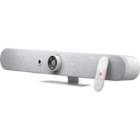 Logitech Rally Bar Mini Video Conferencing Camera - 30 fps - White - USB 3.0 - 3840 x 2160 Video - 120° Angle - 4x Digital Zoom - Microphone - Wireless LAN - Network (RJ-45) - Computer, Notebook