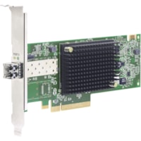 Lenovo ThinkSystem Emulex LPe35000 32Gb 1-port PCIe Fibre Channel Adapter V2 - PCI Express 4.0 x8 - 32 Gbit/s - 1 x Total Fibre Channel Port(s) - 1 x Total Expansion Slot(s) - SFP+ - Plug-in Card