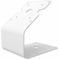 CTA Digital VESA Compatible Curved Stand & Wall Mount Add-On (White) - 45 x 45, 75 x 75 - VESA Mount Compatible - Steel, Metal - 1