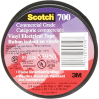 Scotch 700 Insulating Tape - 22 yd (20.1 m) Length x 0.75" (19 mm) Width - 100 / Box