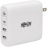 Adaptateur secteur CA U280-W04-100C2G 100 W Tripp Lite by Eaton - 100 W - 230 V AC, 120 V AC Entrée - 5 V DC, 9 V DC, 15 V DC, 20 V DC Sortie - 5 A - Blanc