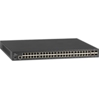 Black Box LPB3000 Ethernet Switch - 48 Ports - Manageable - Gigabit Ethernet, 10 Gigabit Ethernet - 10/100/1000Base-T, 10GBase-X - 2 Layer Supported - Modular - 740 W PoE Budget - Optical Fiber, Twisted Pair - PoE Ports - Desktop - 1 Year Limited Warranty 