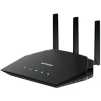 Routeur sans fil RAX10 Wi-Fi 6 IEEE 802.11ax Ethernet Netgear - Bi bande - 2,40 GHz Bande ISM - 5 GHz Bande UNII - 225 Mo/s Vitesse sans fil - 4 x Port réseau - 1 x Port Broadbandband - Gigabit Ethernet - VPN compatible