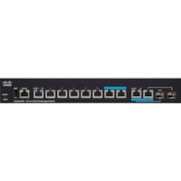 Cisco SG350-8PD 8-Port 2.5G PoE Managed Switch - 8 Ports - Manageable - Refurbished - 3 Layer Supported - 167 W Power Consumption - Twisted Pair, Optical Fiber - PoE Ports - Rack-mountable, Desktop - Lifetime Limited Warranty