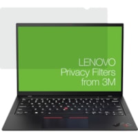 Lenovo 14.0 inch 1610 Privacy Filter for X1 Carbon Gen9 with COMPLY Attachment from 3M Matte - For 14" (355.60 mm) Widescreen LCD Notebook - 16:10 - Cold Resistant, Heat Resistant, Humidity Resistant, Thermal Shock Resistant - Anti-glare - 1