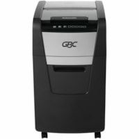 GBC AutoFeed+ Home Office Shredder, 150X, Super Cross-Cut, 150 Sheets - Continuous Shredder - Super Cross Cut - 8 Per Pass - for shredding Credit Card, Paper Clip, Staples, Paper - P-4 - 30 Minute Run Time - 11.60 gal (43910.78 mL) Wastebin Capacity - Black