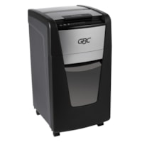 GBC AutoFeed+ Small Office Shredder, 230X, Super Cross-Cut, 230 Sheets - Continuous Shredder - Super Cross Cut - 10 Per Pass - for shredding Credit Card, Paper Clip, Staples, Paper - P-4 - 30 Minute Run Time - 16 gal (60566.59 mL) Wastebin Capacity - Black