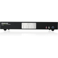 Boîtier de commutation KVM GCS1942H IOGEAR - 2 Ordinateur(s) - 2 Utilisateur(s) local - 4096 x 2160 - 1 x Réseasu (RJ-45) - 6 x USB - 6 x HDMI