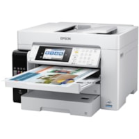 Epson WorkForce ST-C8090 Inkjet Multifunction Printer-Color-Copier/Fax/Scanner-4800x1200 dpi Print-Automatic Duplex Print-66000 Pages-550 sheets Input-Color Flatbed Scanner-1200 dpi Optical Scan-Color Fax-Wireless LAN-Epson Connect-Mopria - Copier/Fax/Printer/Scanner - 4800 x 1200 dpi Print - Automa