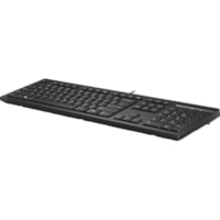 HP 125 Wired Keyboard - Cable Connectivity - USB Interface - English (US) - Chromebook, Notebook - PC - Plunger Keyswitch