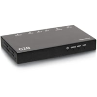 Transmetteur vidéo (émetteur) - Filaire C2G - 1 Dispositif d'entrée - 230 pi (70104 mm) Gamme - 1 x Réseasu (RJ-45) - 1 x Entrée HDMI - 4K UHD - Paire torsadée - Catégorie 6a